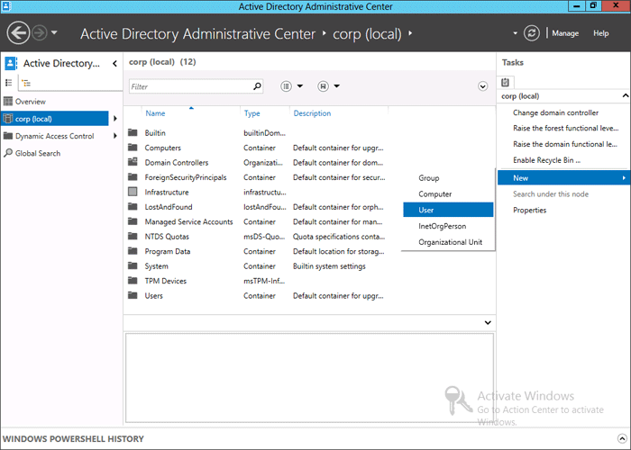Introduction to Active Directory Administrative Center Enhancements