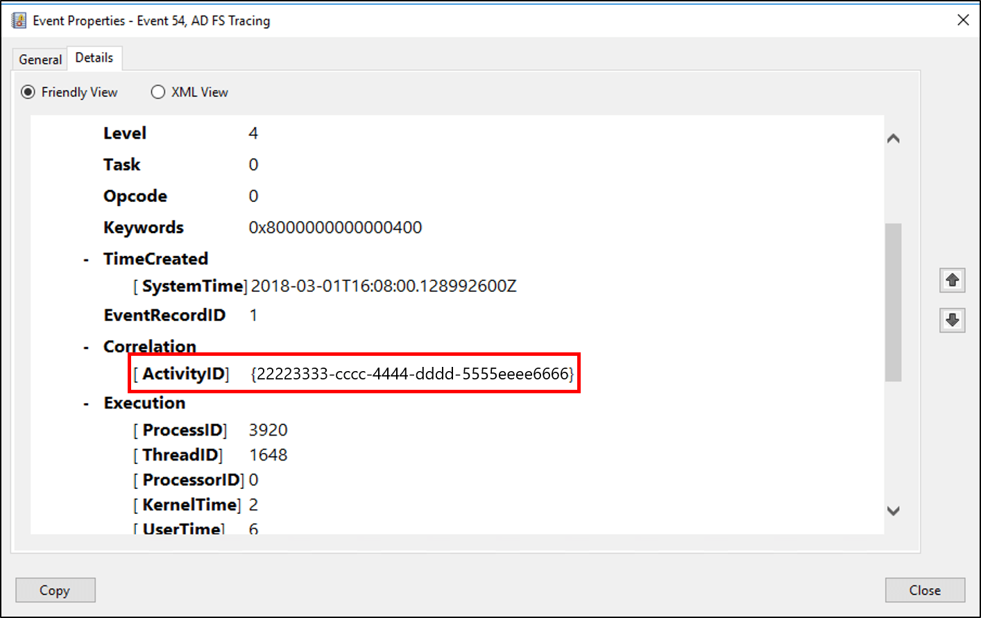 Troubleshoot Active Directory Federation Services with events and