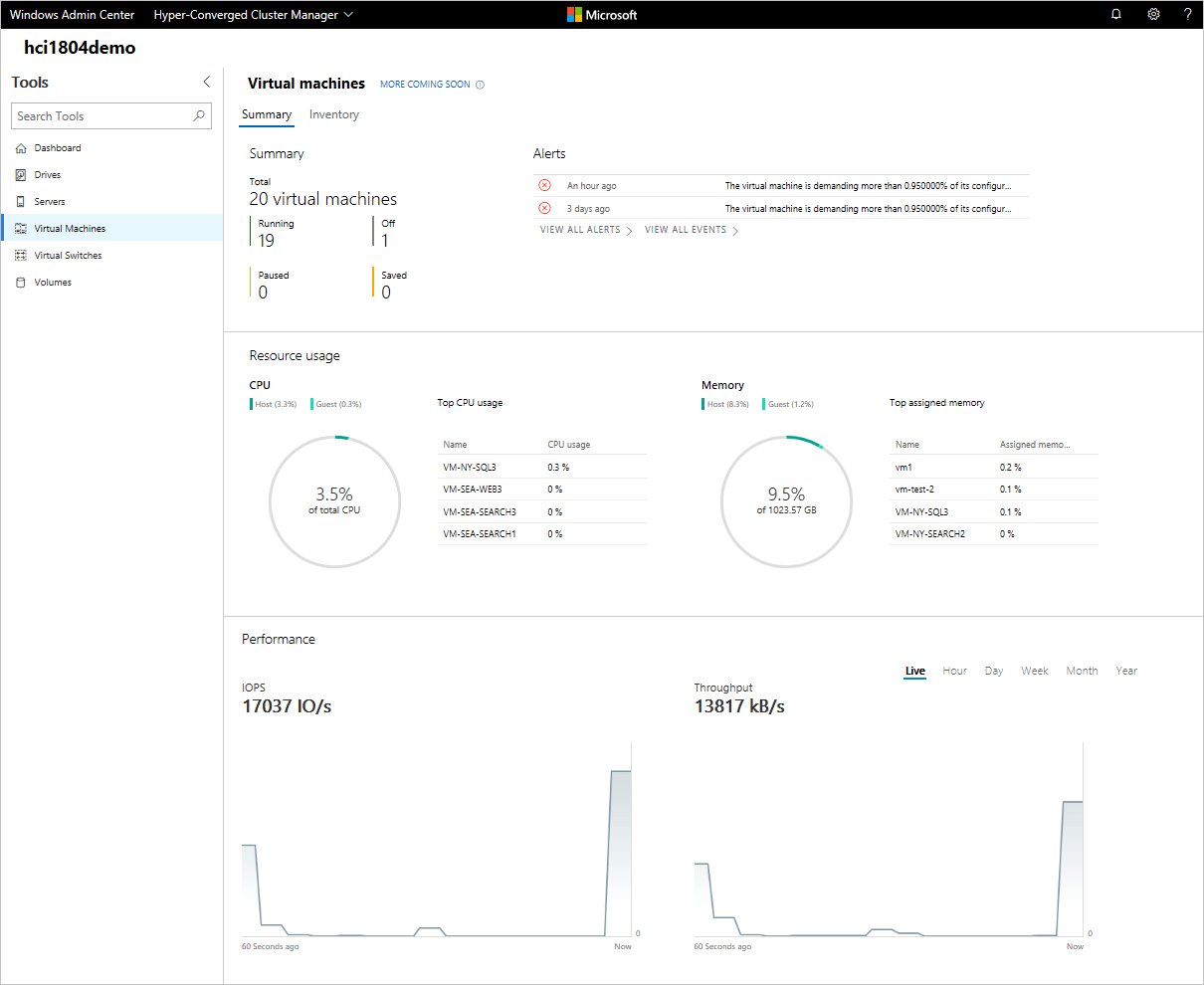 Managing Virtual Machines with Windows Admin Center Microsoft Learn