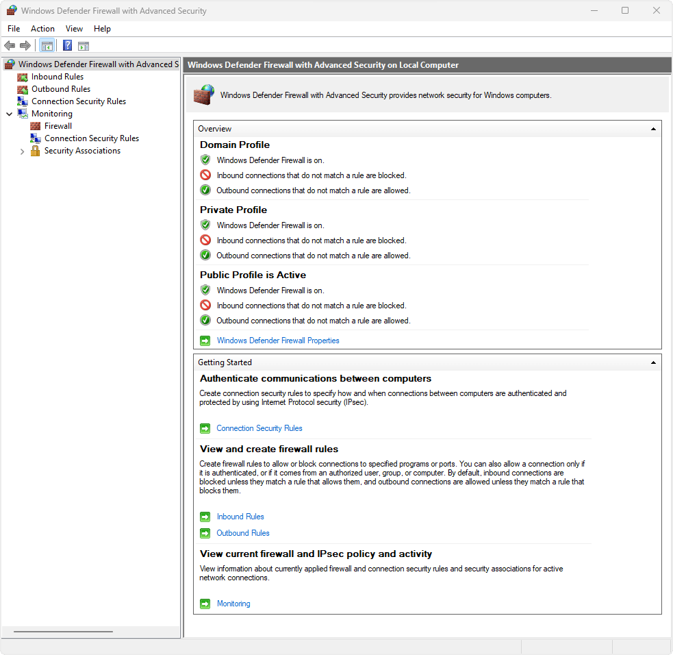 Windows Firewall tools Microsoft Learn