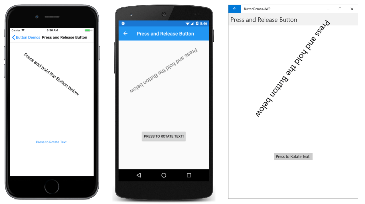 Xamarin.Forms Button Xamarin Microsoft Learn