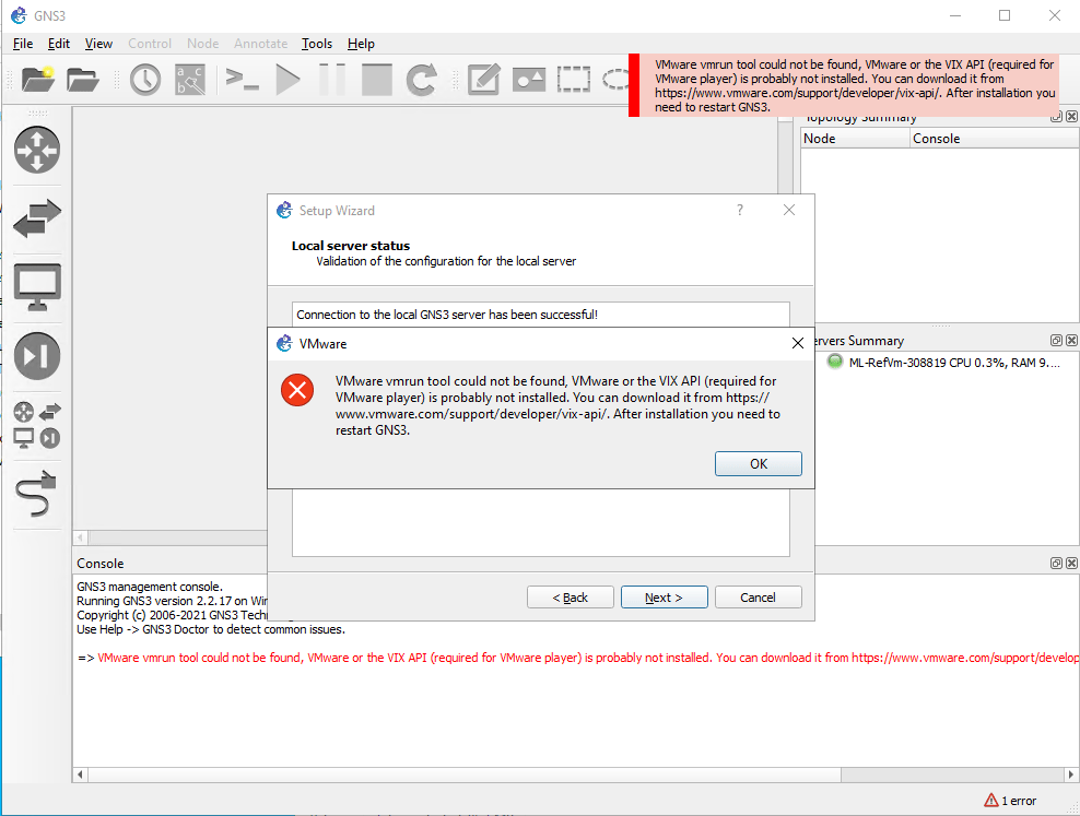 Configuración de un laboratorio de redes GNS3 Azure Lab Services