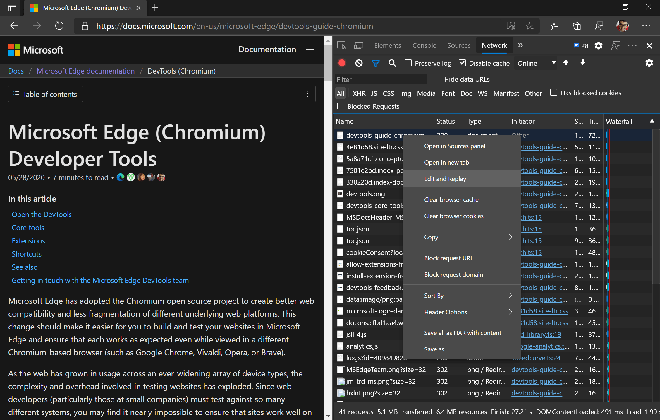 Novedades de DevTools (Microsoft Edge 85) Microsoft Edge Development