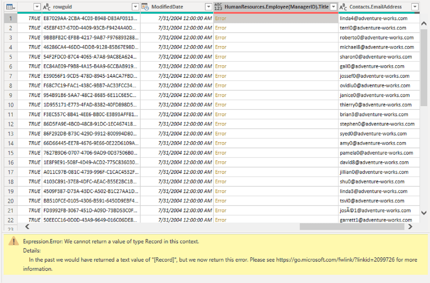 Tratamiento de errores Power Query Microsoft Learn