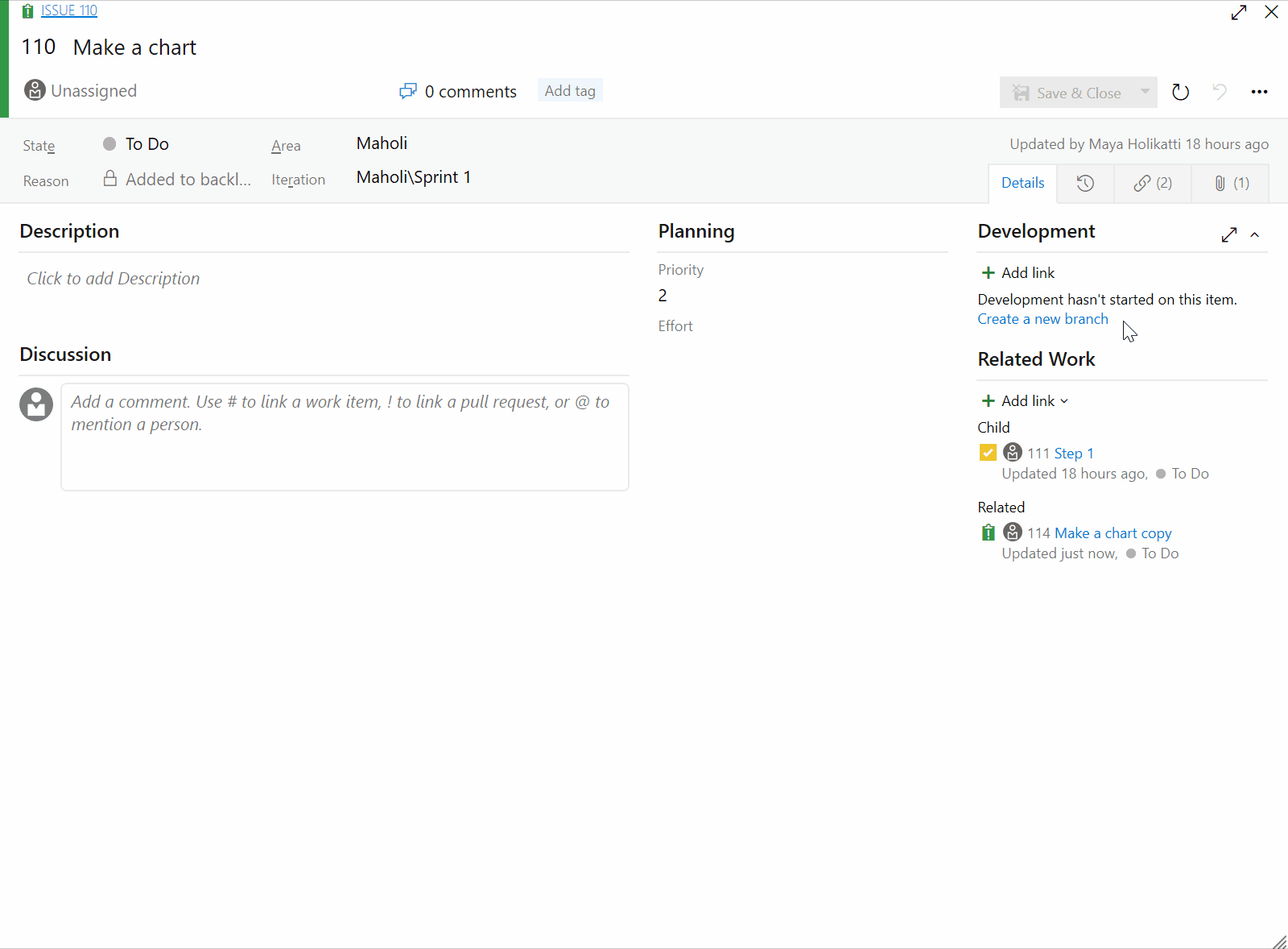 Azure Boards Mise à jour sprint 153 Microsoft Learn