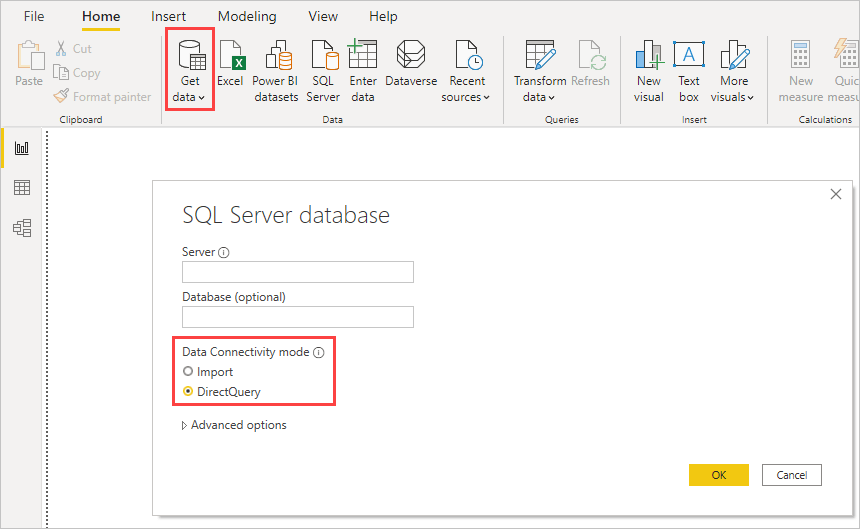 Menggunakan DirectQuery di Power BI Desktop Power BI Microsoft Learn