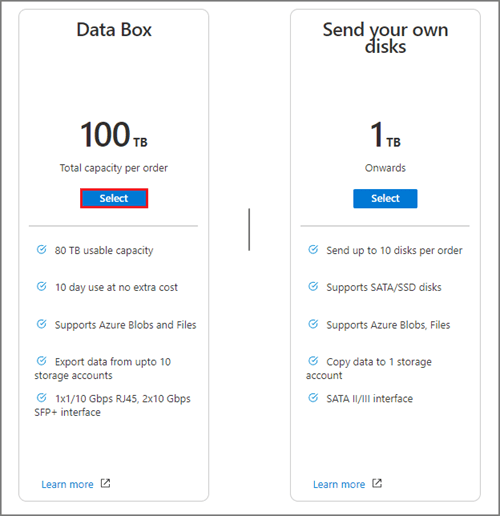 Azure Data Box からデータをエクスポートするチュートリアル Microsoft Learn