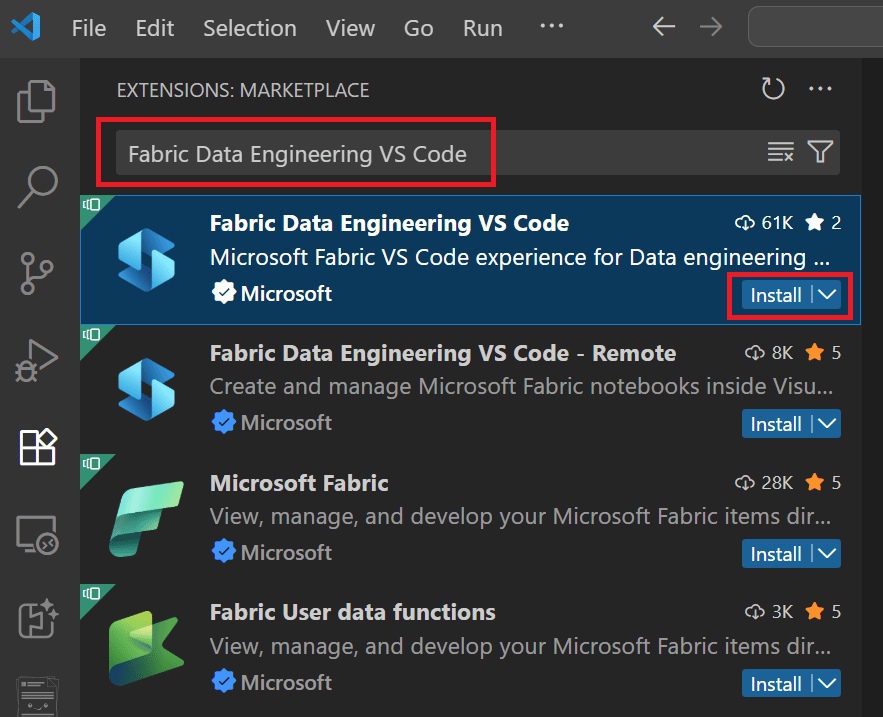  用 VS Code から Fabric ノートブックを作成して管理する Microsoft Fabric Microsoft