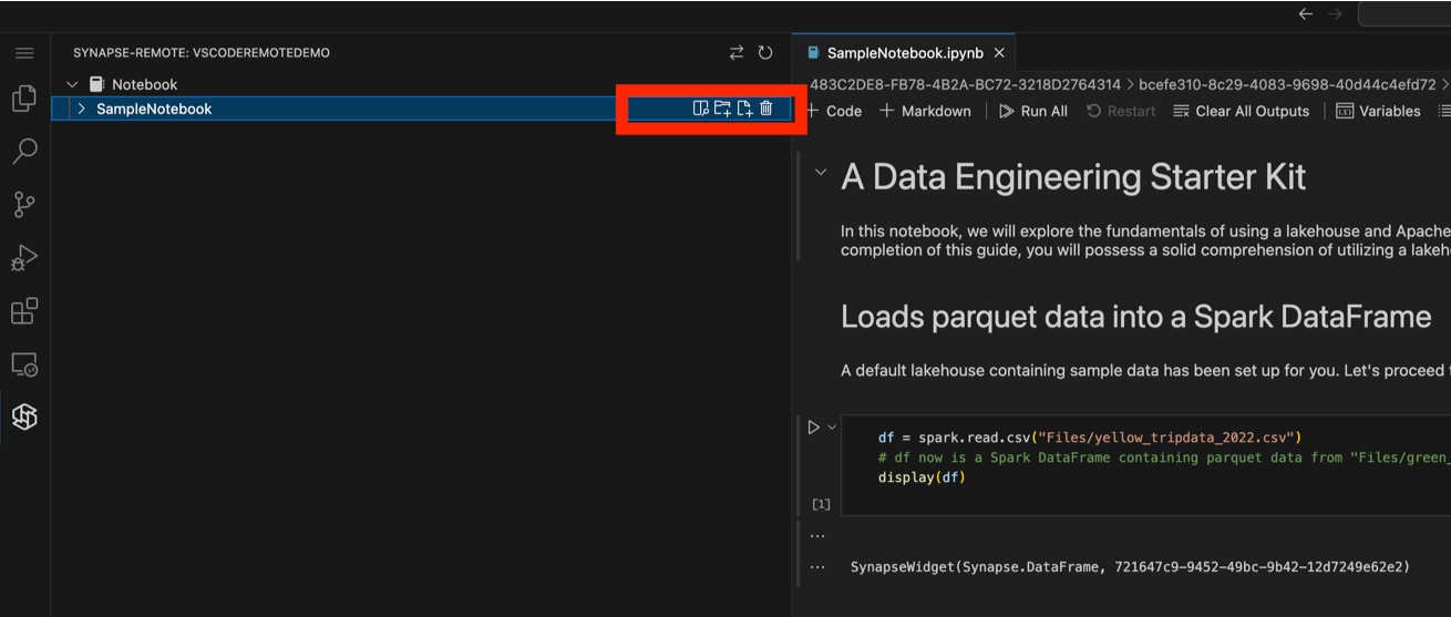  用 VS Code から Fabric ノートブックを作成して管理する Microsoft Fabric Microsoft