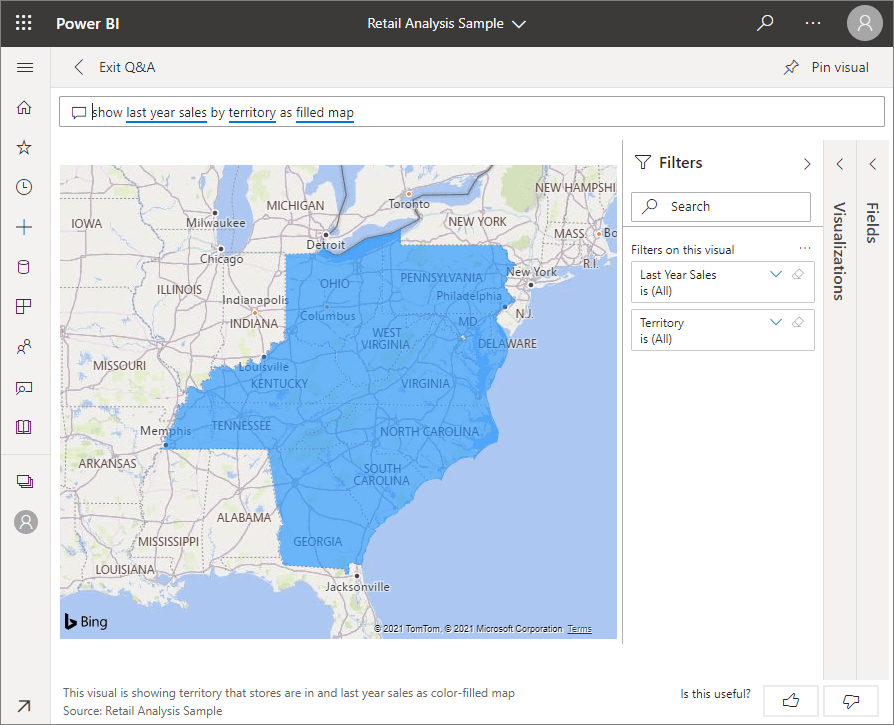 Power BI ダッシュボードに Q&A のおすすめの質問を作成する Power BI Microsoft Learn