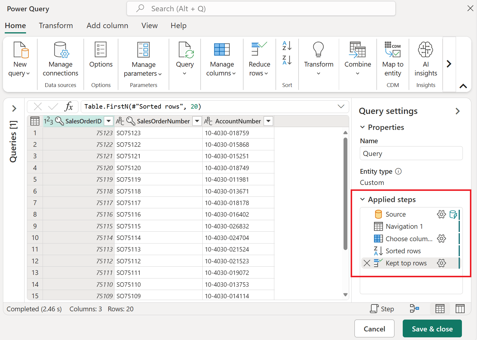 Power Query のクエリ評価とクエリ フォールディングについて理解する Power Query Microsoft Learn