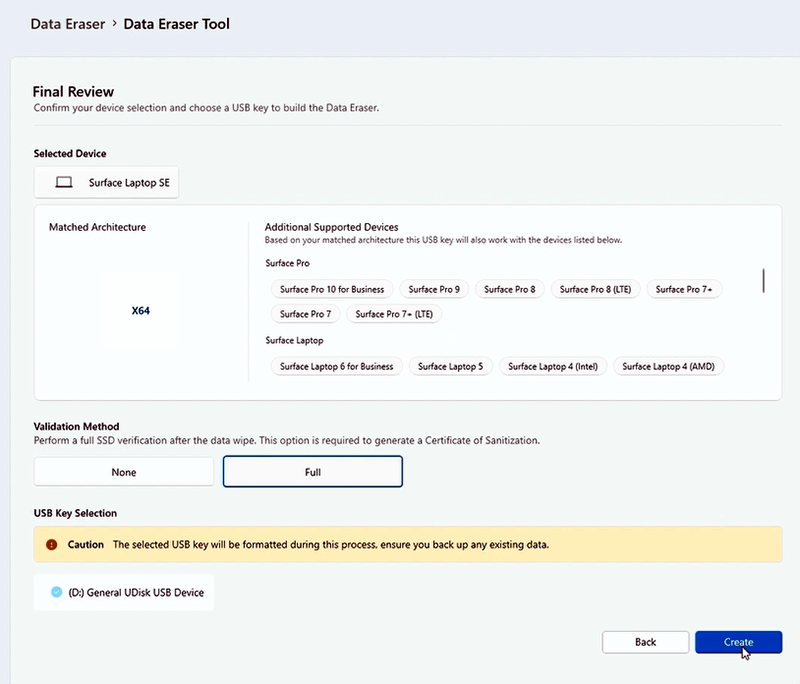 Surface Data Eraser (IT Toolkit) Surface Microsoft Learn