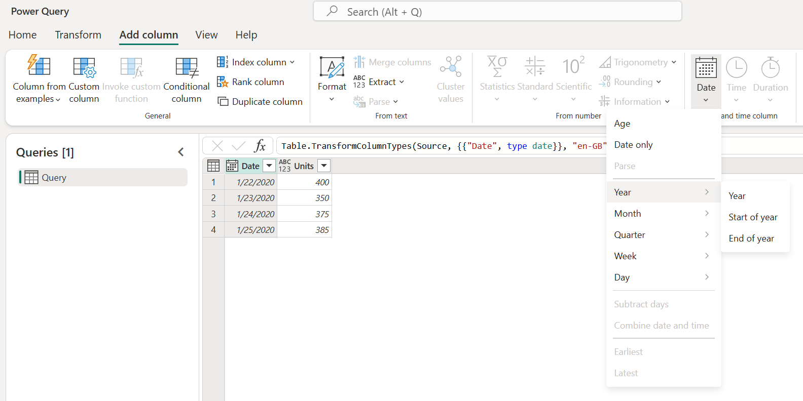 파워 쿼리의 데이터 형식 Power Query Microsoft Learn