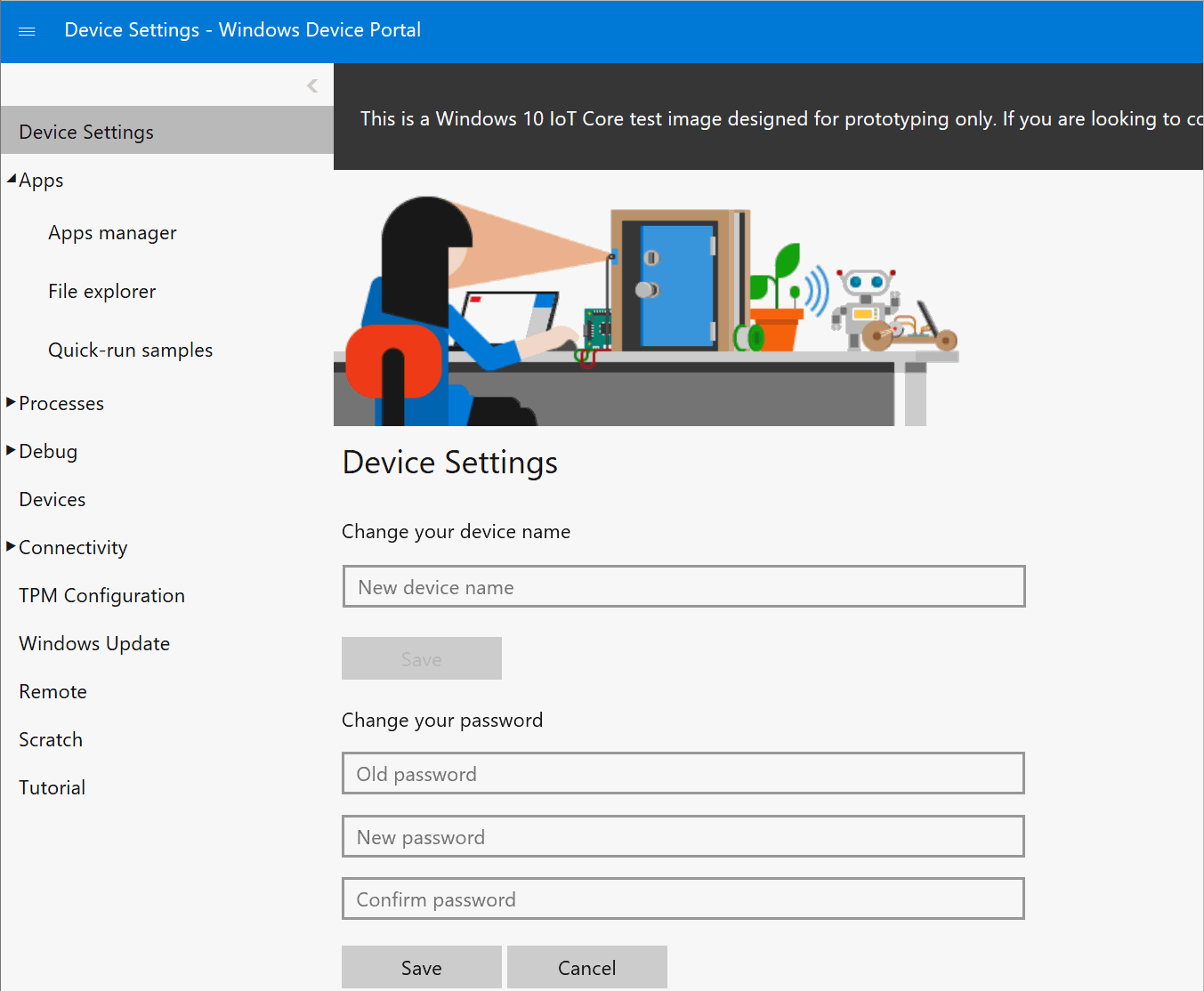 Windows 10 IoT Core 기본 앱 Windows IoT Microsoft Learn