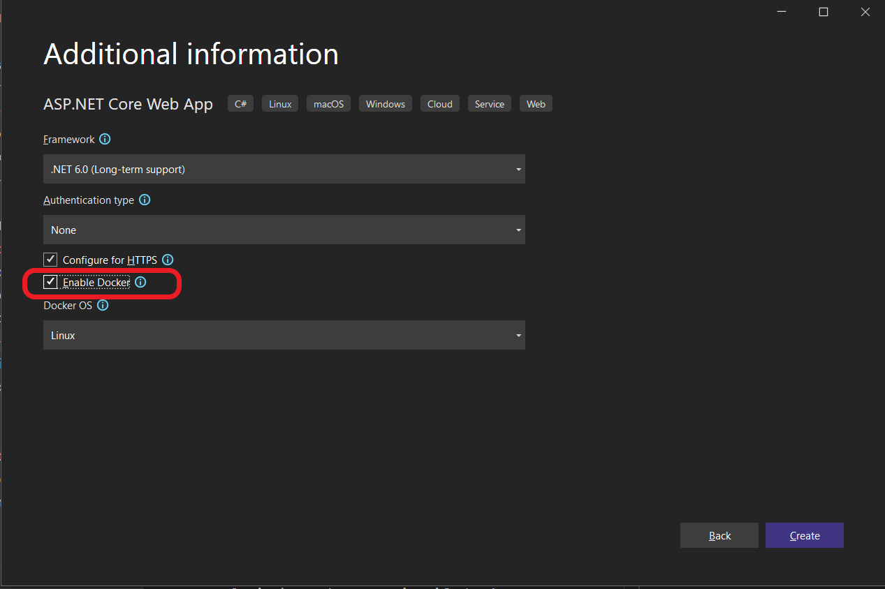 Windows'da Docker için Visual Studio Araçları Microsoft Learn