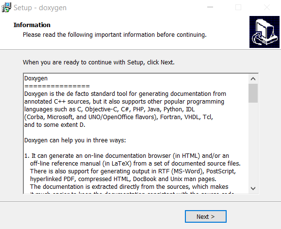 Doxygen Learn StateCU (for Software Developers)