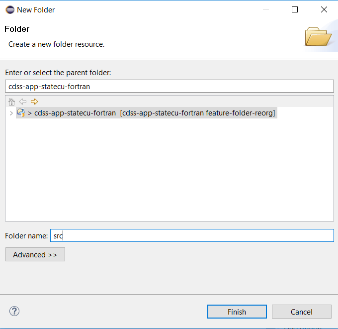 Eclipse Folder Structure Learn StateCU (for Software Developers)