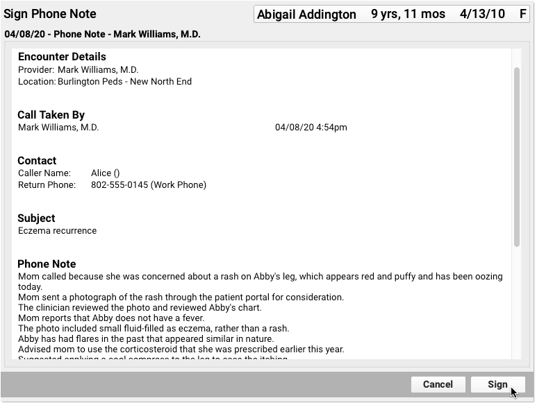 Bill for Phone Encounters and Portal Messages PCC Learn