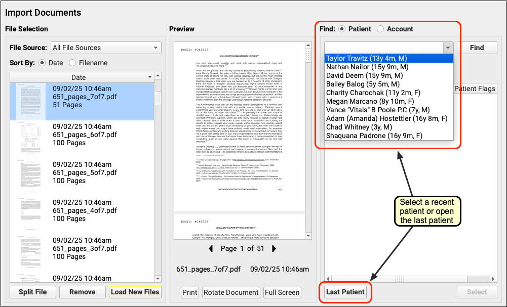 Import and Attach a Document to a Patient's Chart PCC Learn