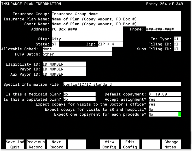 Insurance Tables Reference PCC Learn