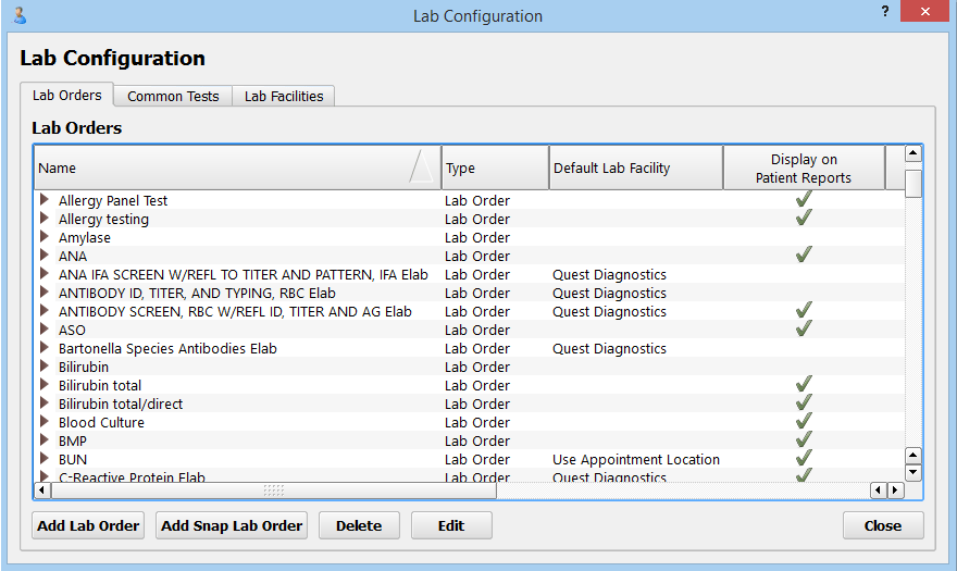 Configure Lab Orders and Lab Tests in PCC EHR PCC Learn