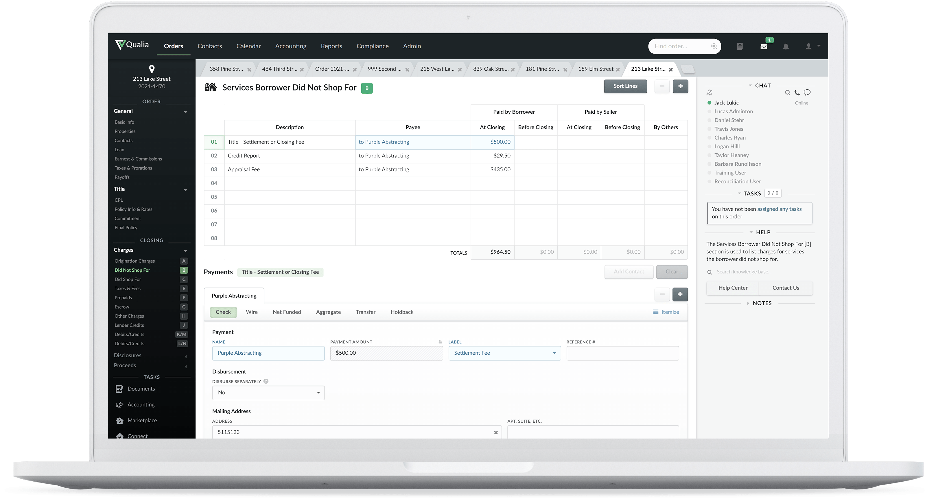 Qualia Demo Cloud Based Title & Escrow Software