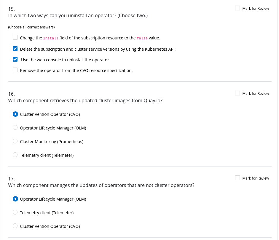 D280 course assessment What am I getting wrong? Red Hat Learning