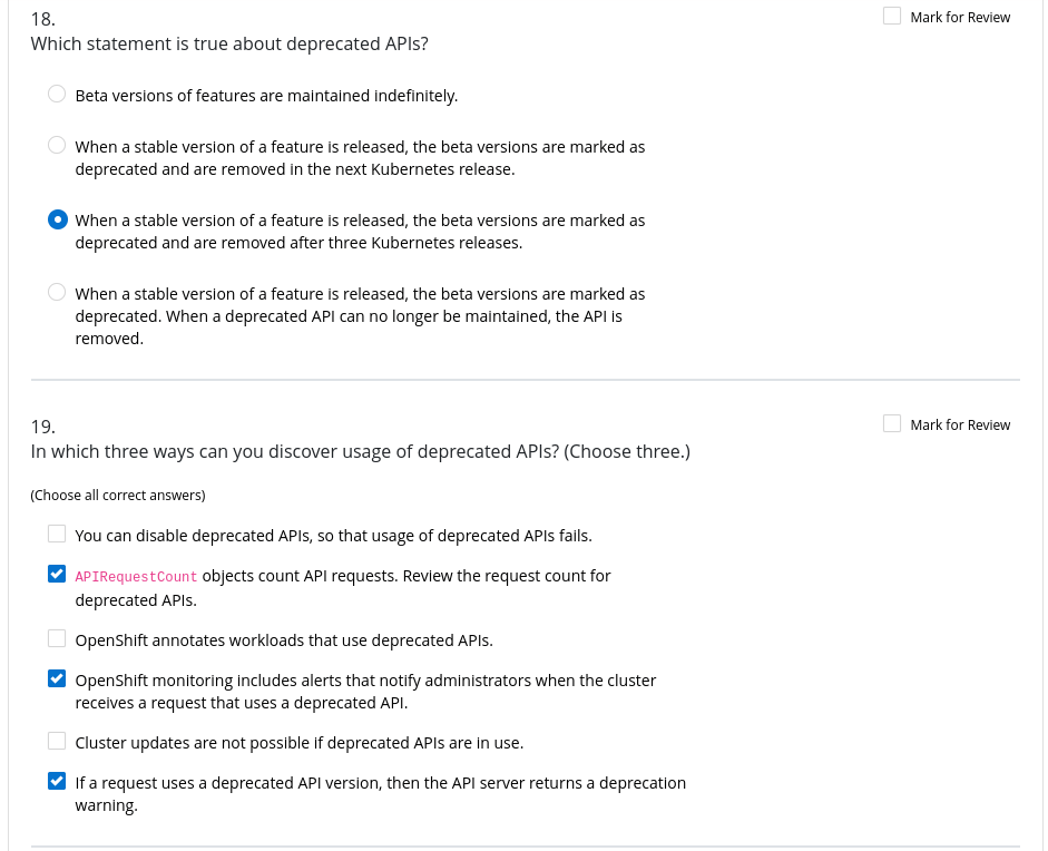 D280 course assessment What am I getting wrong? Red Hat Learning