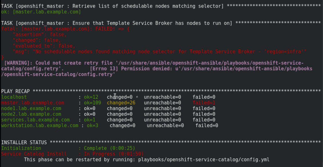 DO280 Template Service Broker Red Hat Learning Community