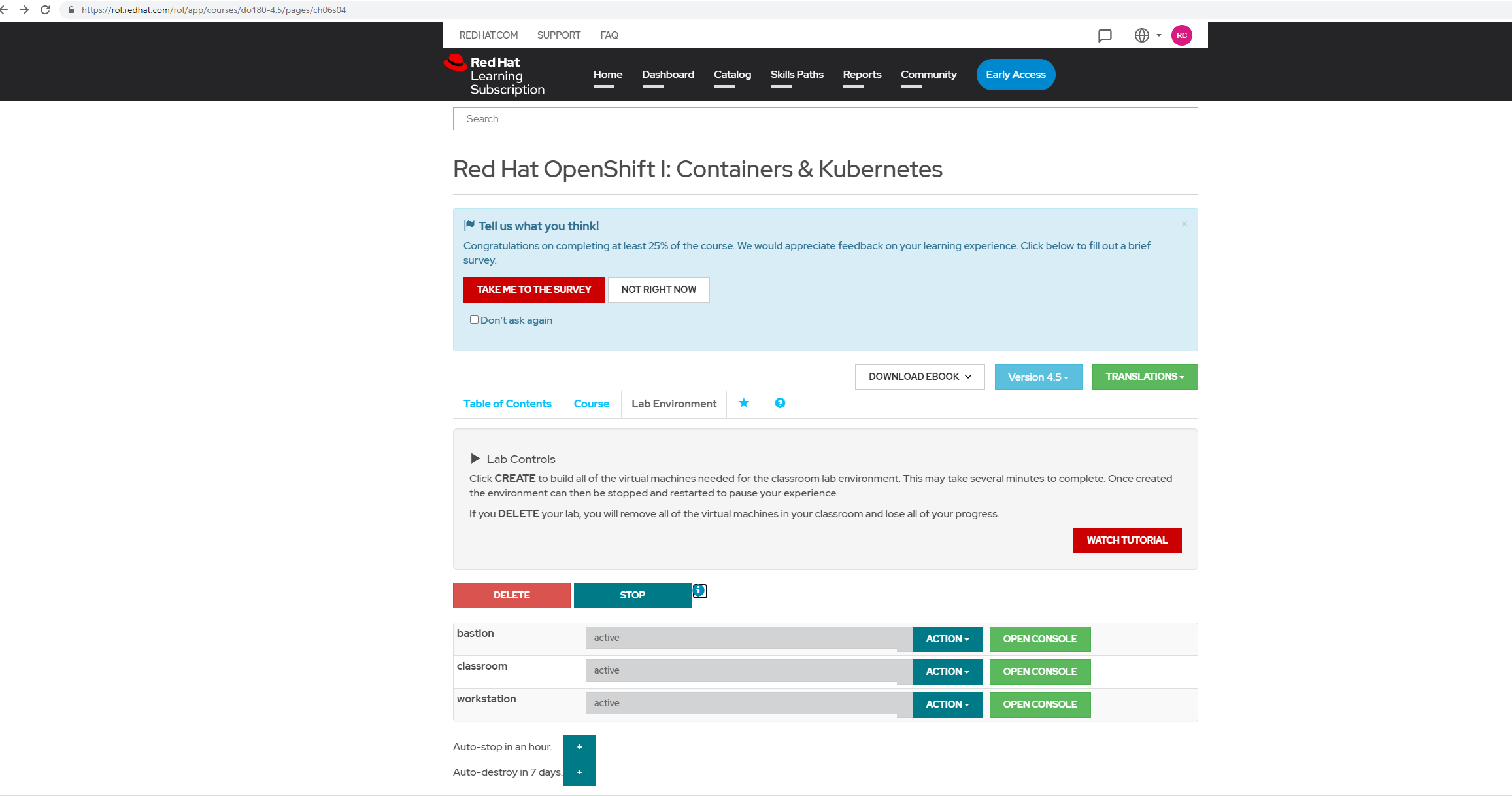 Solved DO180 issue connecting to API endpoint, not findin... Page 2