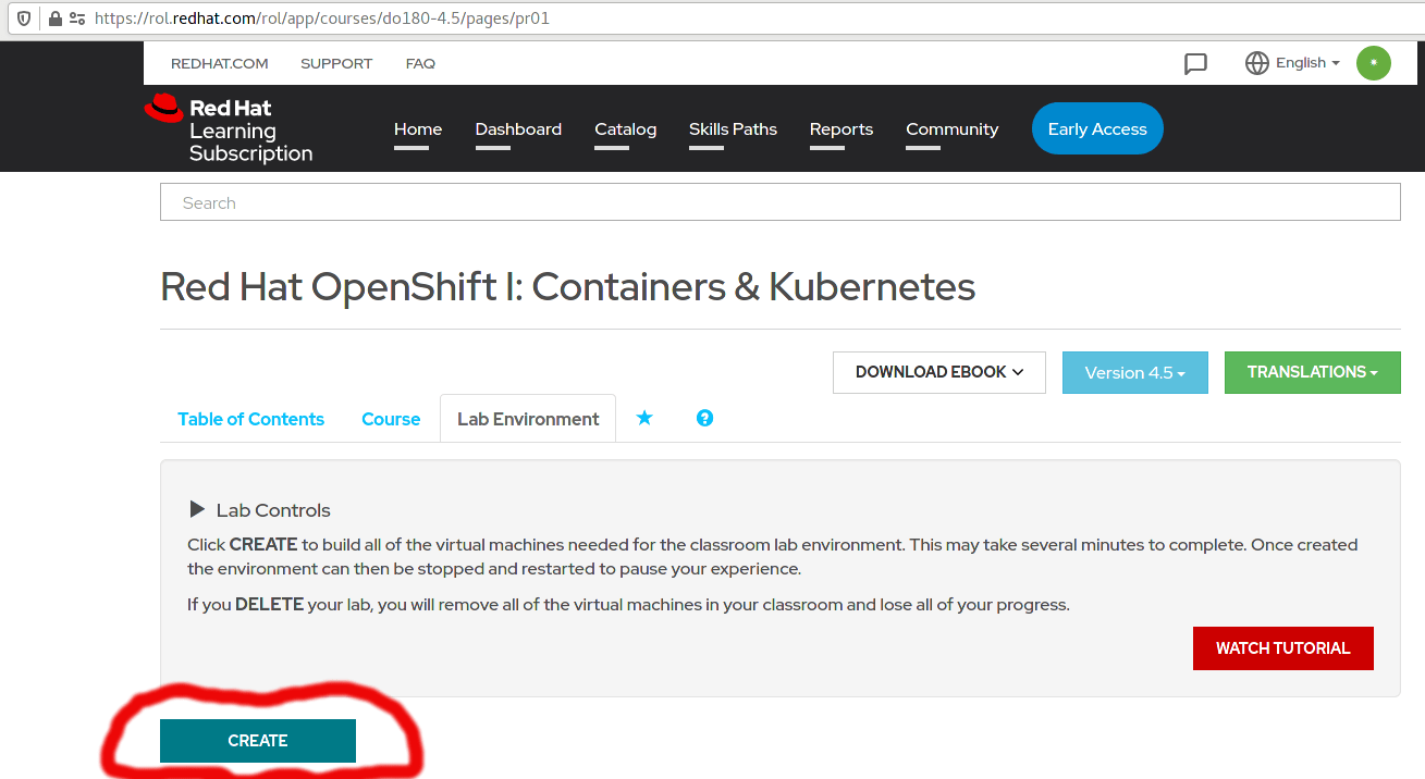self host DO180 lab environment Red Hat Learning Community