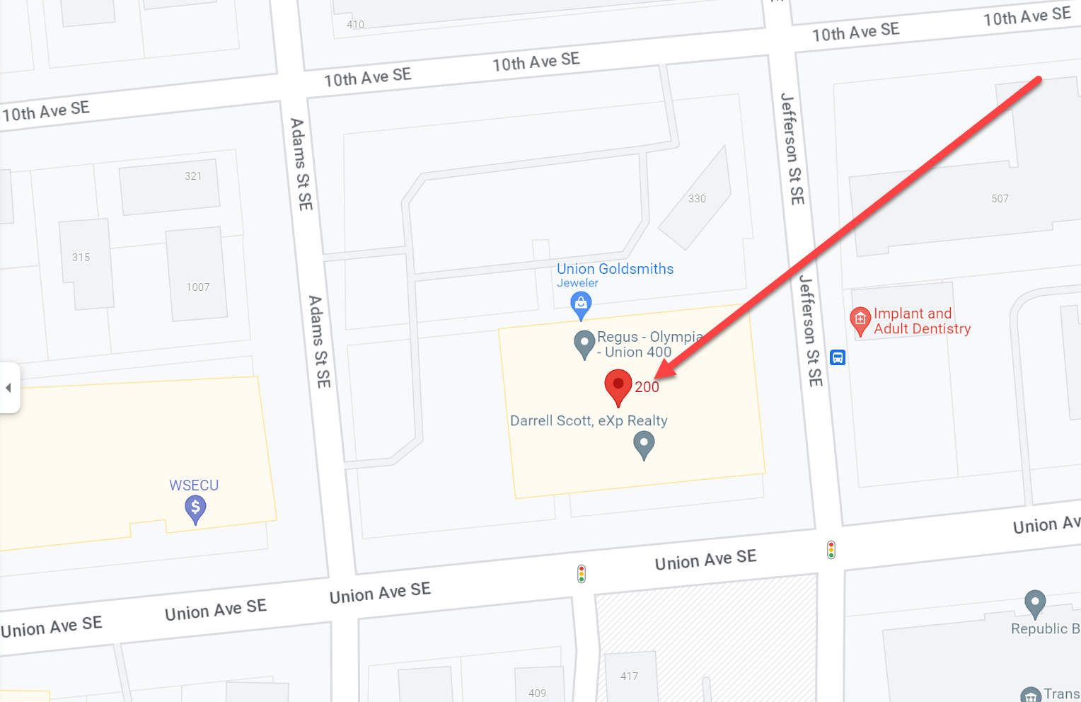 Regus Olympia, Washington Union 400 Learn Identity Panel