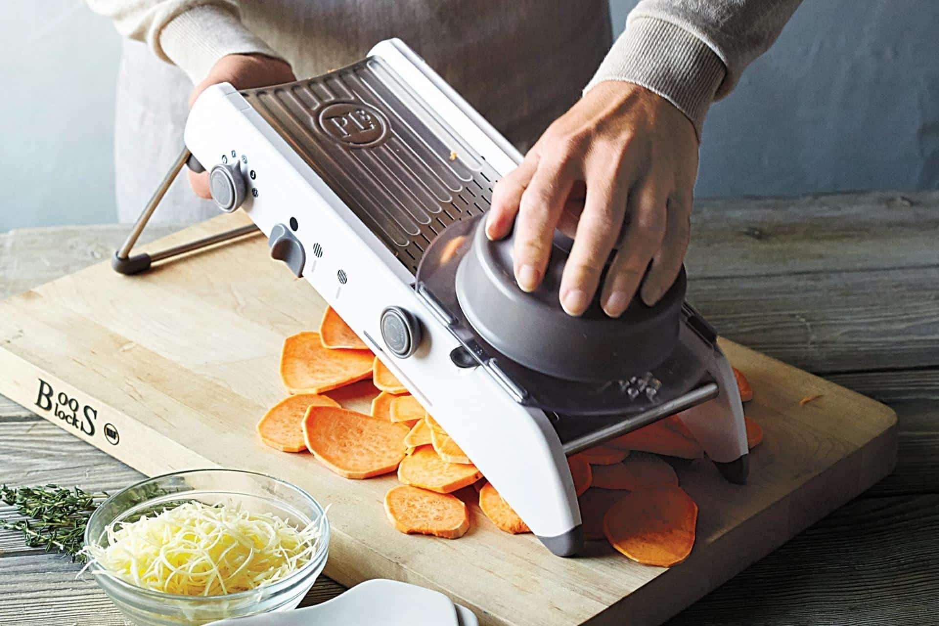 Safe Mandoline Slicer Lid & Ladle