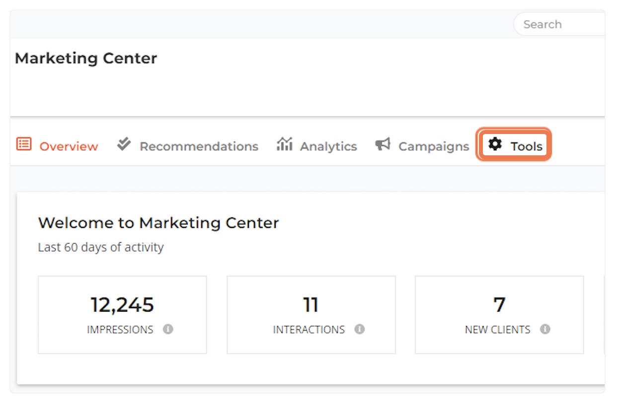 Add a Competitor to Competitor Tracking Thryv