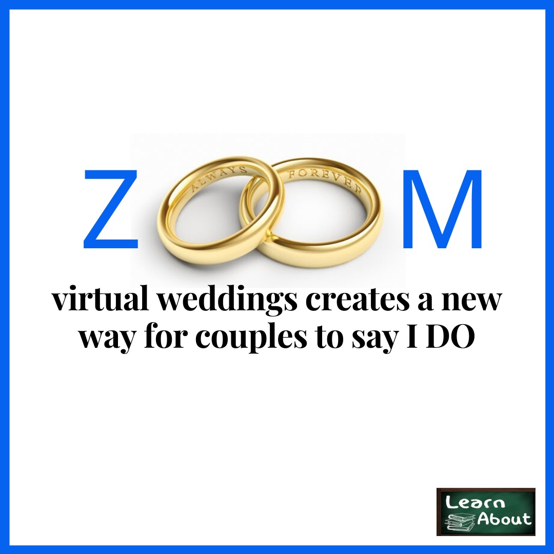 Zoom virtual weddings creates a new way for couples to say I DO
