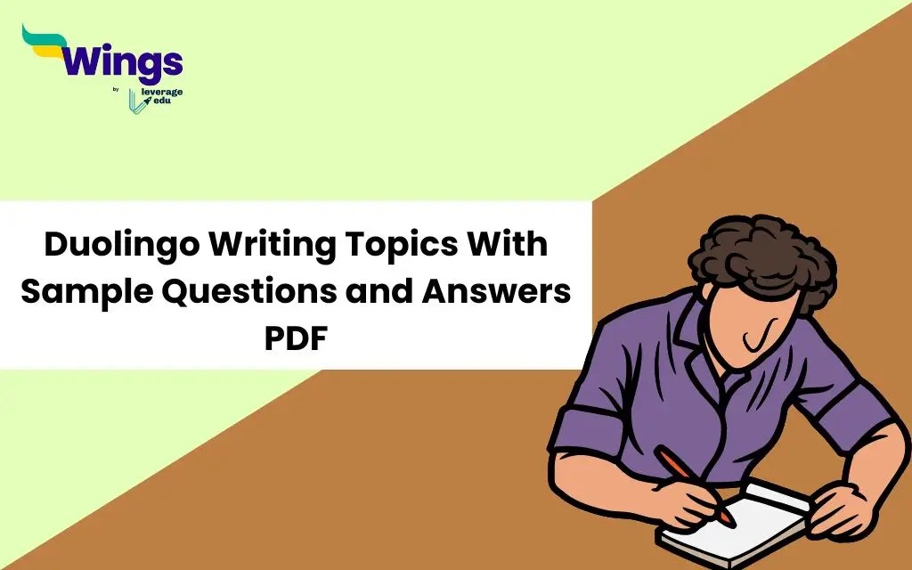Duolingo Writing Topics With Sample Questions and Answers With PDF