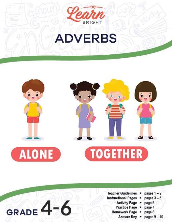 Adverbs (Grades 46), Free PDF Download Learn Bright