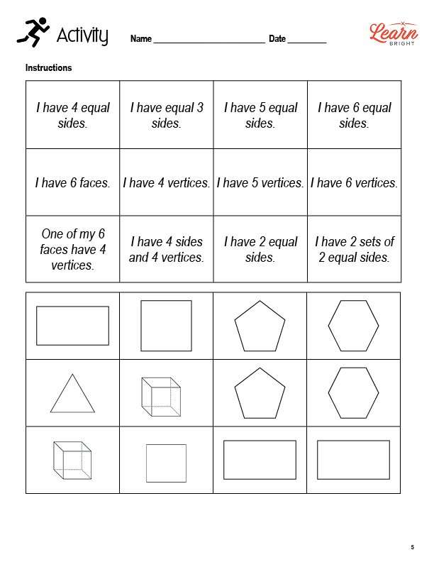 Classifying Shapes, Free PDF Download Learn Bright
