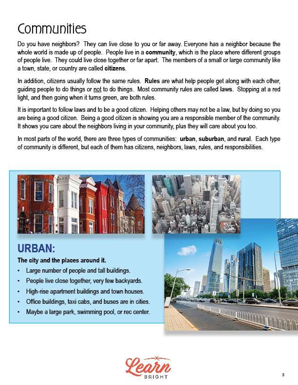 Communities, Free PDF Download Learn Bright