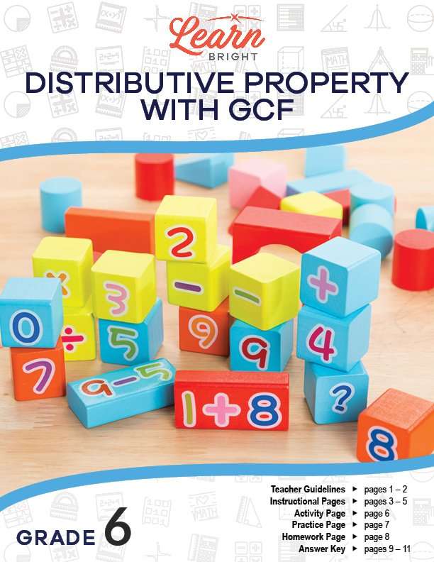 Distributive Property with GCF, Free PDF Download - Learn Bright