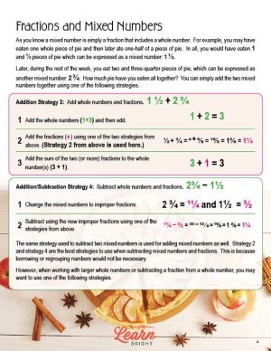 Fractions—Add and Subtract with Mixed Numbers