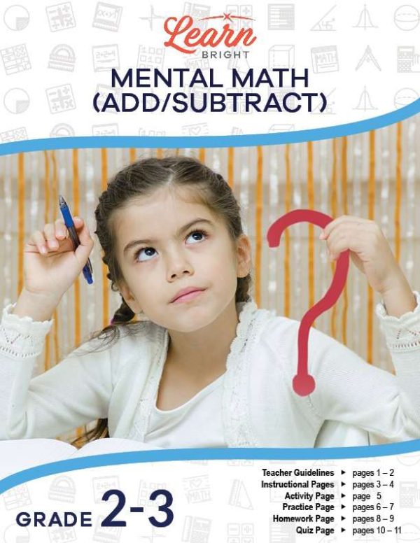 Mental Math (Add/Subtract), Free PDF Download Learn Bright