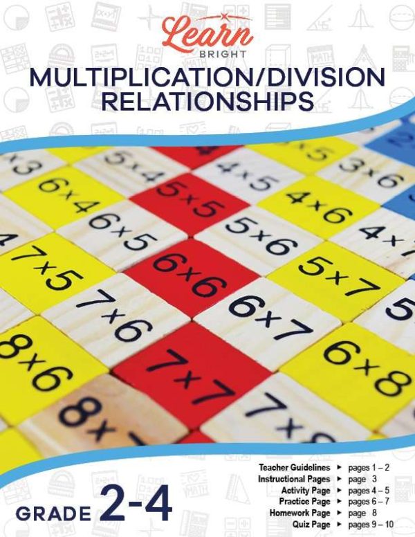 Multiplication/Division Relationships, Free PDF Download - Learn Bright