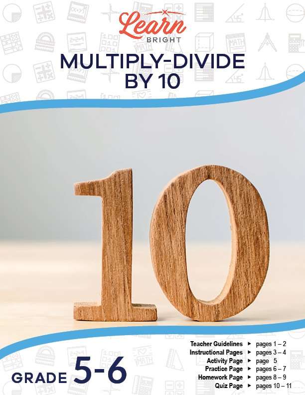 Multiply and Divide by 10, Free PDF Download - Learn Bright