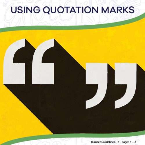 Using Quotation Marks, Free PDF Download Learn Bright
