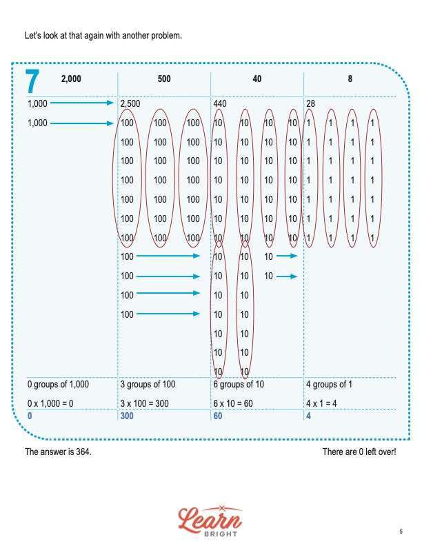 Multi-Digit Arithmetic Division, Free PDF Download - Learn Bright
