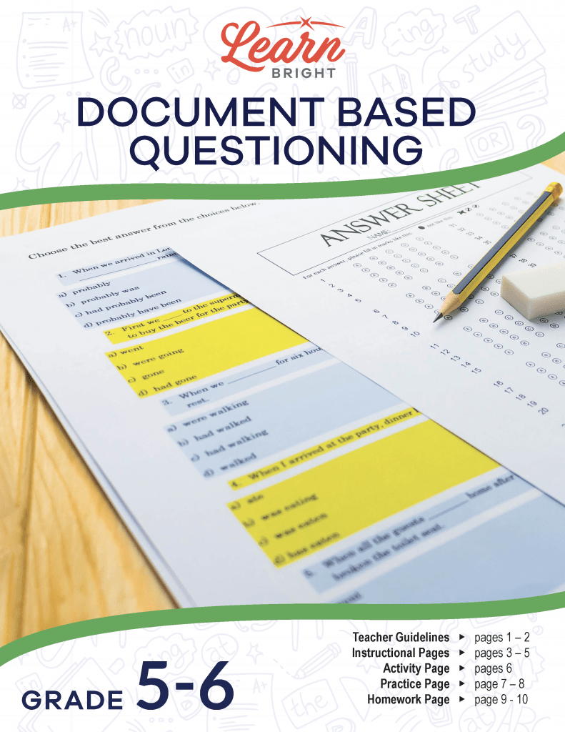 Document Based Questioning, Free PDF Download Learn Bright