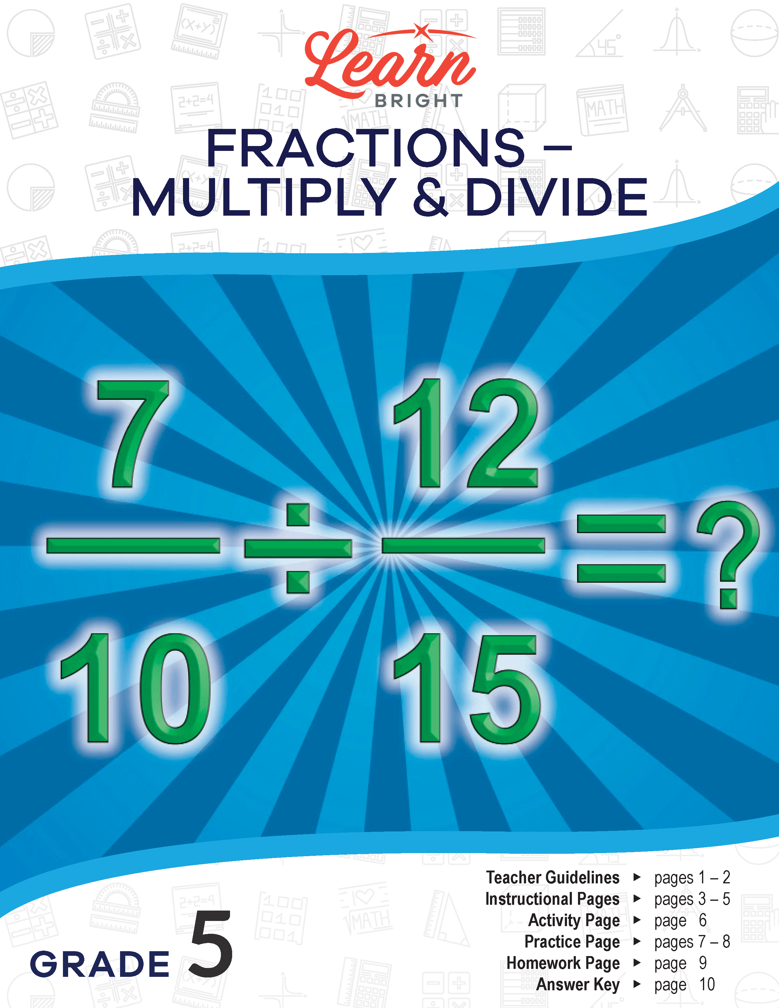 Fractions—Multiply and Divide, Free PDF Download - Learn Bright