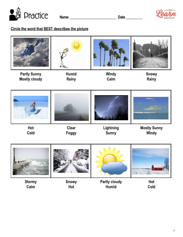 Introduction to Weather, Free PDF Download Learn Bright