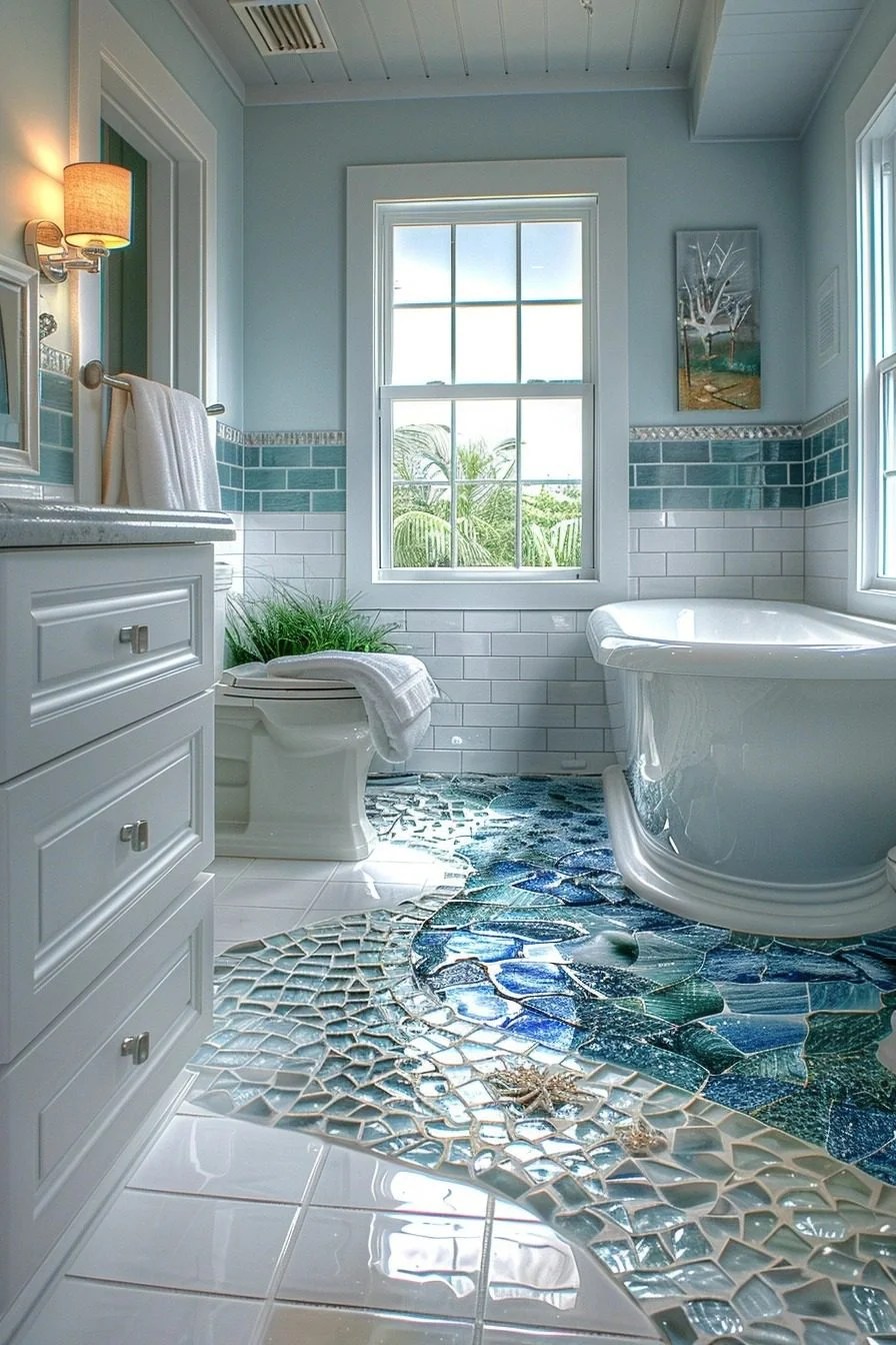 29 Coastal Theme Bathroom Decor Ideas Learn California